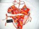 Trendy ocean wear manufacturing factory exports Tropical butterfly, 2 piece swimsuit in summer colors from China 