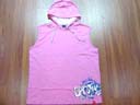 TRopical clothing boutique shop imports wholesale Girls pink sleeveless shirt with fashion hoody from China