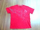 China beach wear export distribution company  supplies Childrens red fashion summer t-shirt