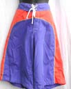 Quality China sports supply express dealer imports Cool surf shorts in blue and red with tie up waist