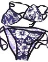 Beauty wear summer fashion importer manufacturer discount Hawaiian hibiscus flower print on  bikini