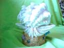 Ocean life seashell statue with pearl colored oyster shell from China direct b2b trade warehouse