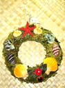 Beach designed xmas wreath with seashell decor from Christmas wholesale gallery exchange trader