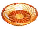 Cottage home decorating distributor supplies crafted Open designed woven platter in circular shape direct from China