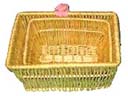 Artisan designed wicker basket set in square shape from China export home gift sourcing company
