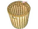 Three piece wicker basket bins, perfect for cottage styled waste baskets from home decorating express China importer