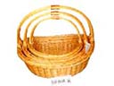 Fun gift basket set in three sizes form woven wicker from handcrafted China export manufacturing distributor