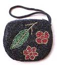High fashion outsourcing agency supplies Elegant designer clutch purse in handcrafted beaded design with wrist strap